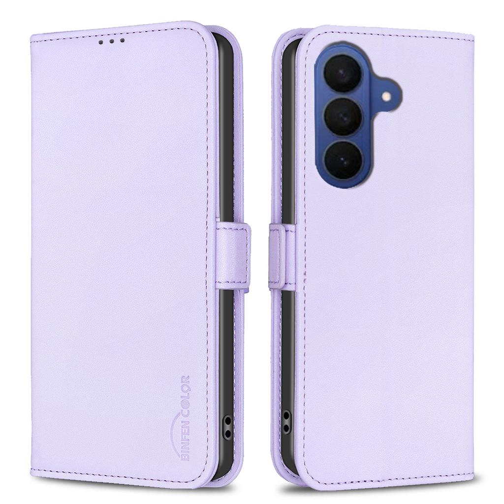 For Samsung Galaxy S26+ Case BINFEN COLOR BF31  PU Leather Flip Folio Phone Wallet Cover