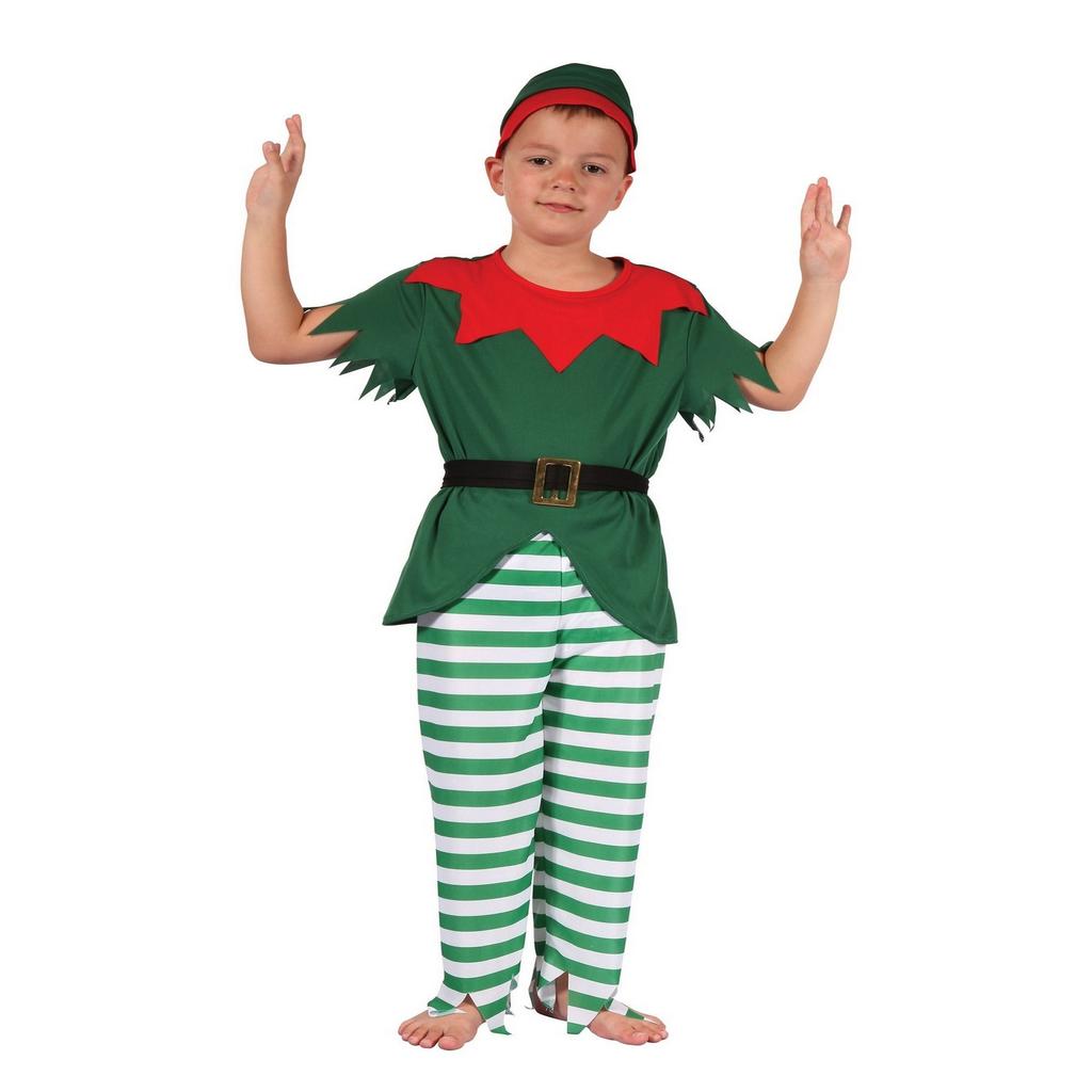 Bristol Novelty Unisex Çocuk Noel Baba Yardımcısı Kostümü