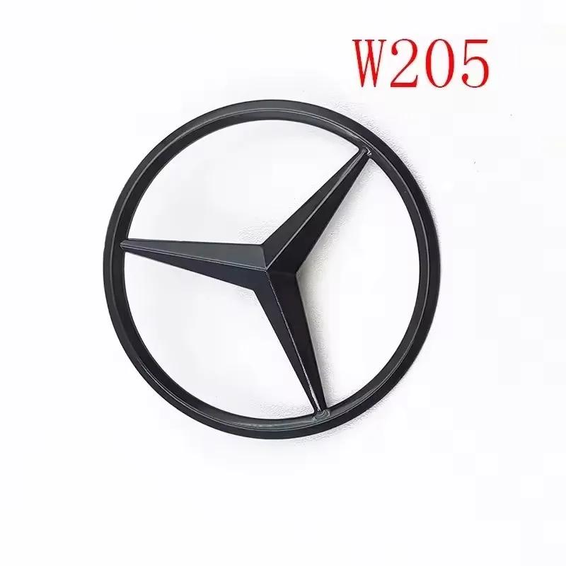 3D ABS Black C43 Logo Letters BITURBO 4MATIC Badge Car For Mercedes Benz Rear Star Sticker BITrunk AMG Emblem AMG W205 W206 C205
