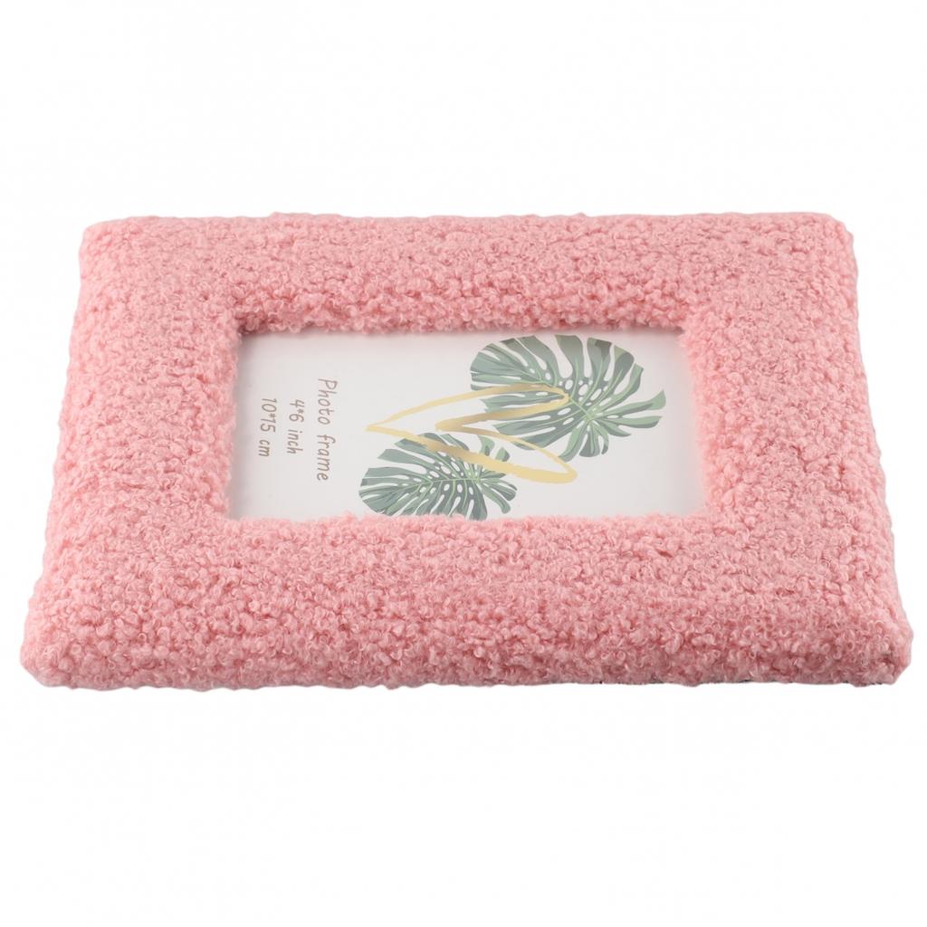 10*15cm Photo Frame 6 Inch Artificial Board + Plush