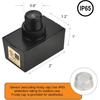 YCA1030 Hard-Wired Post Eye Light Control with Photocell Light Sensor, Photocell Sensor, Outdoor Dusk To Dawn Sensor, Photocell for Outdoor Lights,