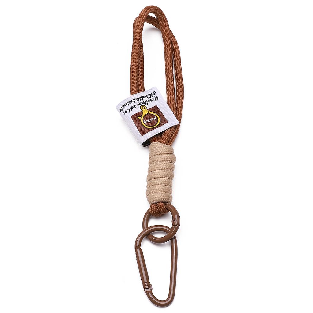1 Piece Fashion Colorful Braided Lanyard Keychain Anti-Lost Knot Nylon Rope Keyring For Car Backpack Pendant Jewelry Accessories