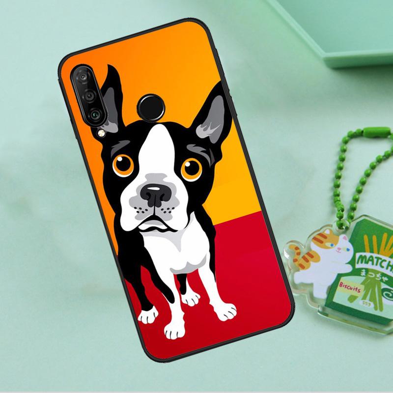 Funny Boston Terrier Dog For Huawei Nova 10 9 SE 5T 12s 12i 11i Y91 Y90 Y60 Y70 Y72 Y61 P20 P40 P30 Lite P60 Pro Case
