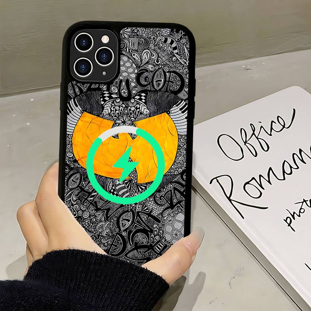 Fashion Trends WU-T-TANG CLANs Magnetic Matte Phone Case For IPhone 16 17 15 14 13 12 11 For Magsafe Wireless Charge Cover