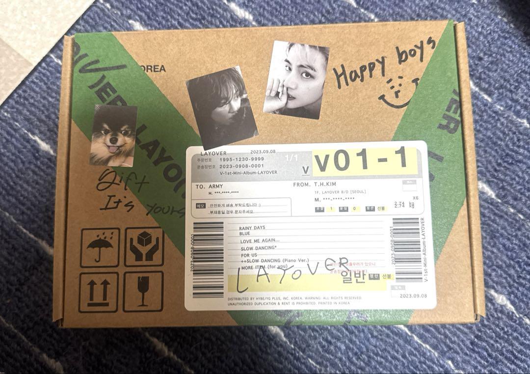 

[USED] BTS Taete LAYOVER Album