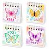 Butterfly Pattern Flip Calendar Portable Desktop Planner 2027 Desk Calendar  Daily Planning