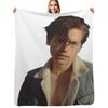 Cole Sprouse Throw Blanket Wrinkle Resistant Lightweight Blanket