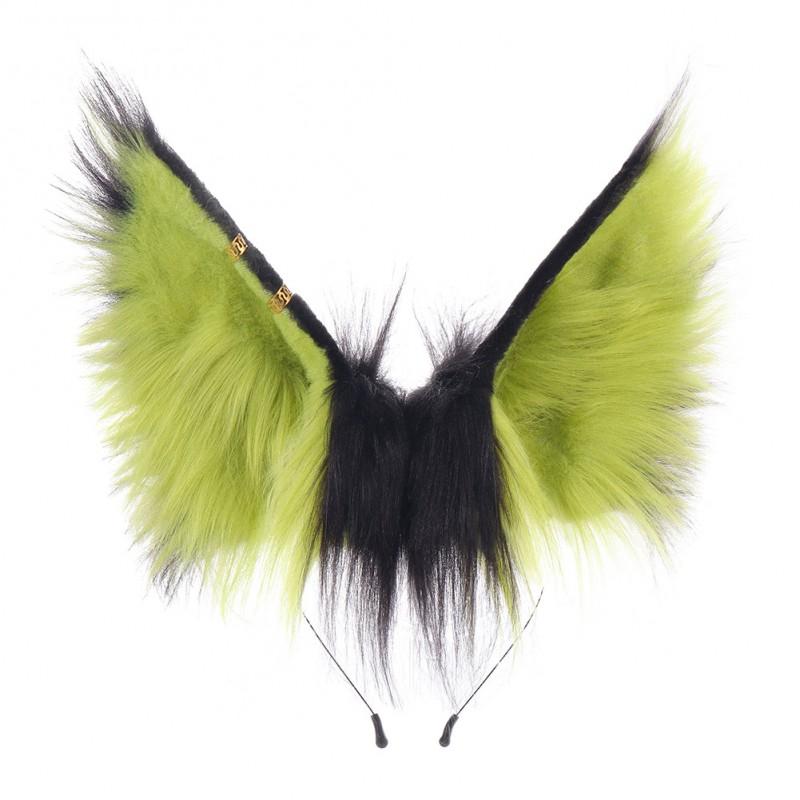 Handmade Plush Fox Ear Headband Lolita Cosplay Anime Convention Costume Accessory