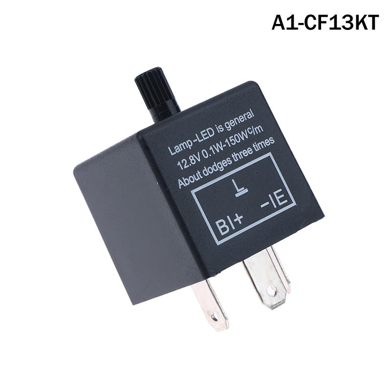 CF13KT CF13 CF14 Universal 3 Pins 12V 0.02A-20A Adjustable LED Turn Light Flasher Flash Relay Motorcycle Switch