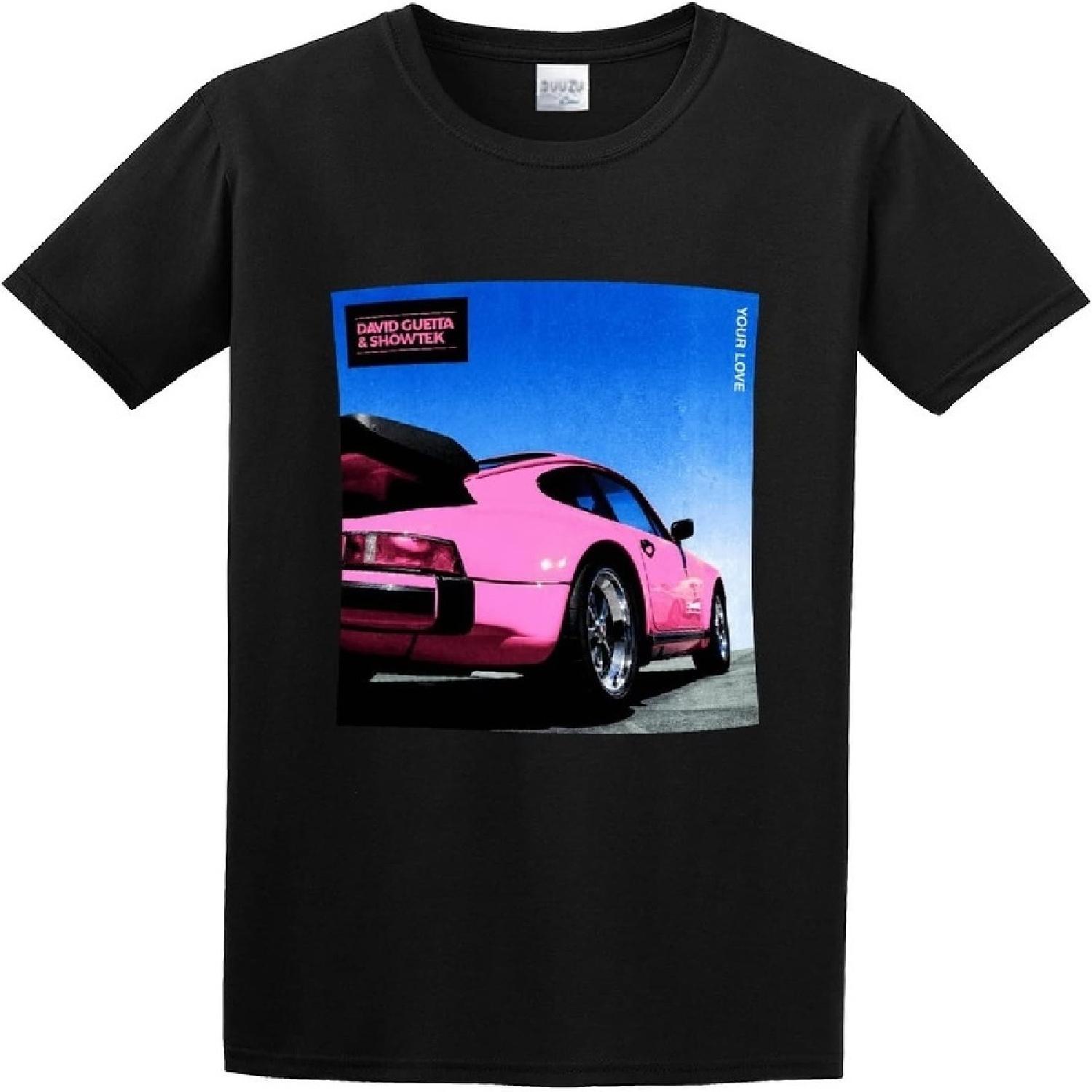 BabyRun Man s T-Shirt David Guetta Your Love S-3XL Black XS S чёрный