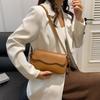 retro women's bags, new textured shoulder bags, solid color fashion shoulder bags, premium versatile underarm bags