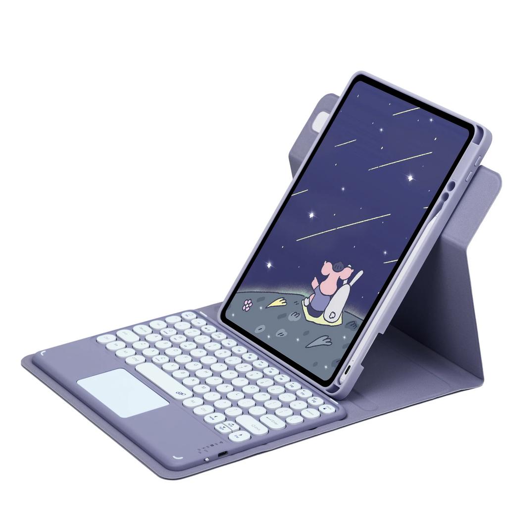 360 Rotation Keyboard Case for IPad 11 A16 11 Inch Tablets Cover for IPad 11th Generation A16 Case A3355 A3356 A3354 Funda