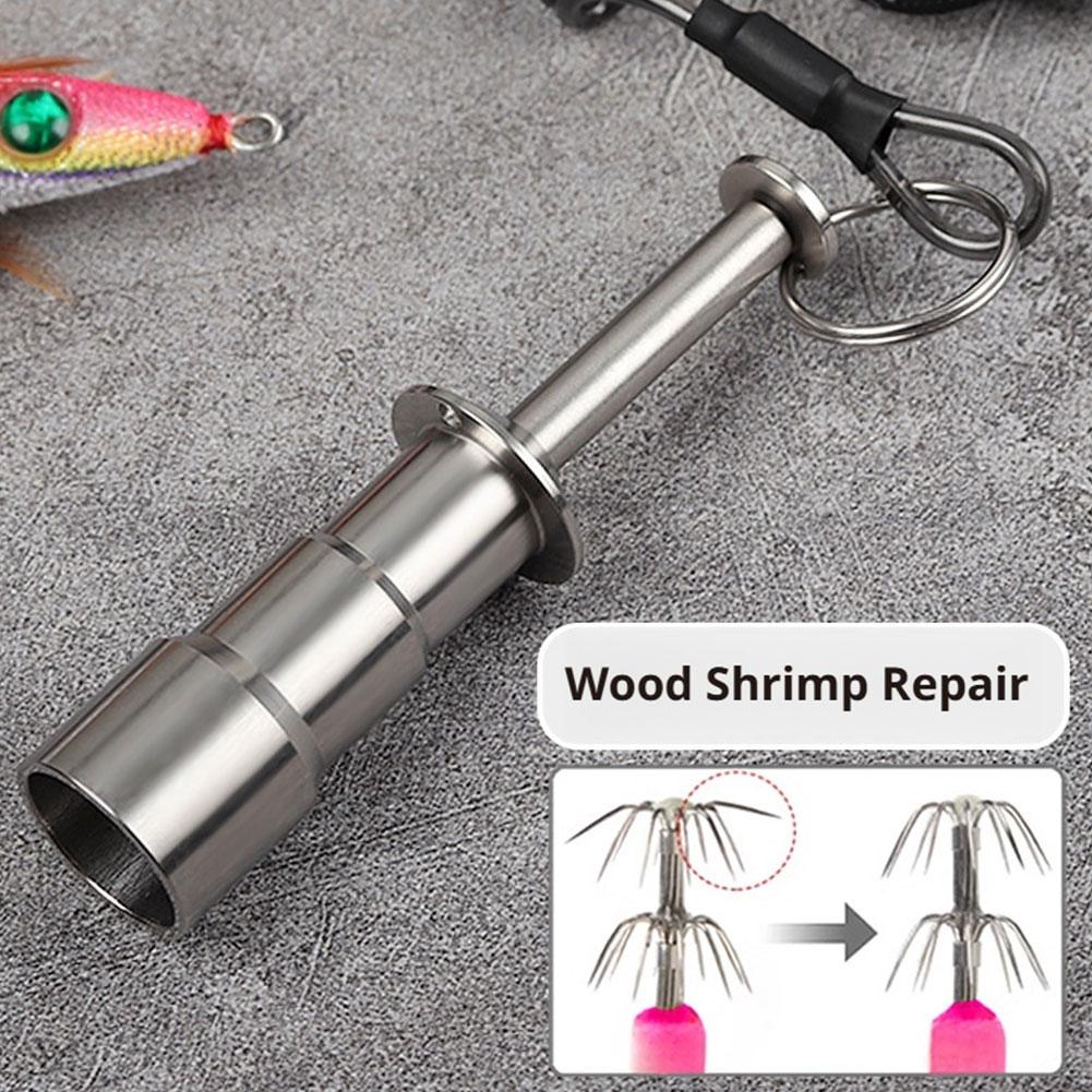 Nuovo Acciaio Inossidabile Amo Calamaro Correttore Amo Polpo Strumento di Riparazione Può Ripristinare Amo da Pesca Deformato Accessorio Tackle Pesca Pesca