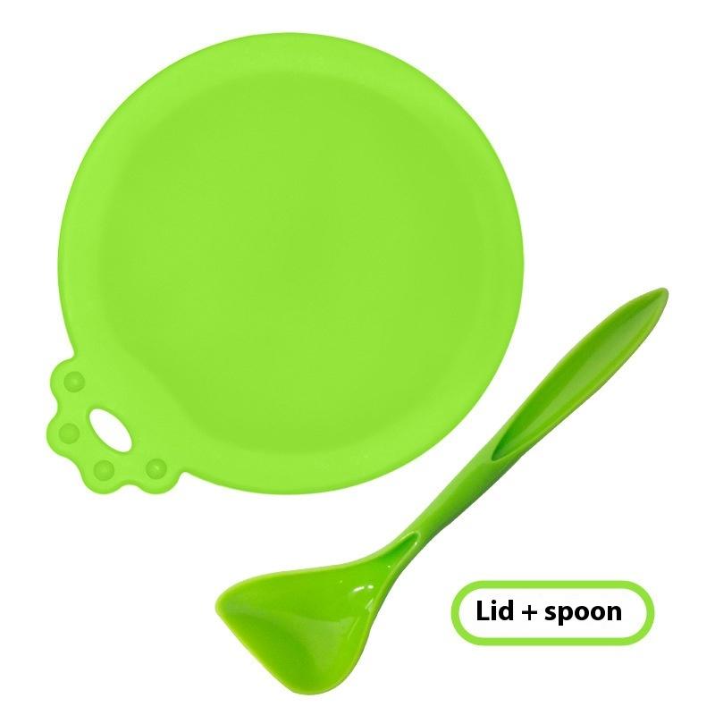 Silicone Canned Lid Sealed Spoon Feeders Food Can Lid For Puppy Dog Cat Storage Top Cap Reusable Cover Lid Pet Daily Supplies