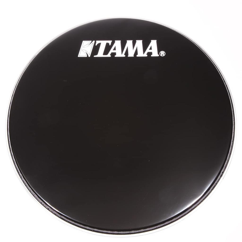 TAMA BK22BMWS Bass Drum Head/Superstar/Black Head (White TAMA Logo)