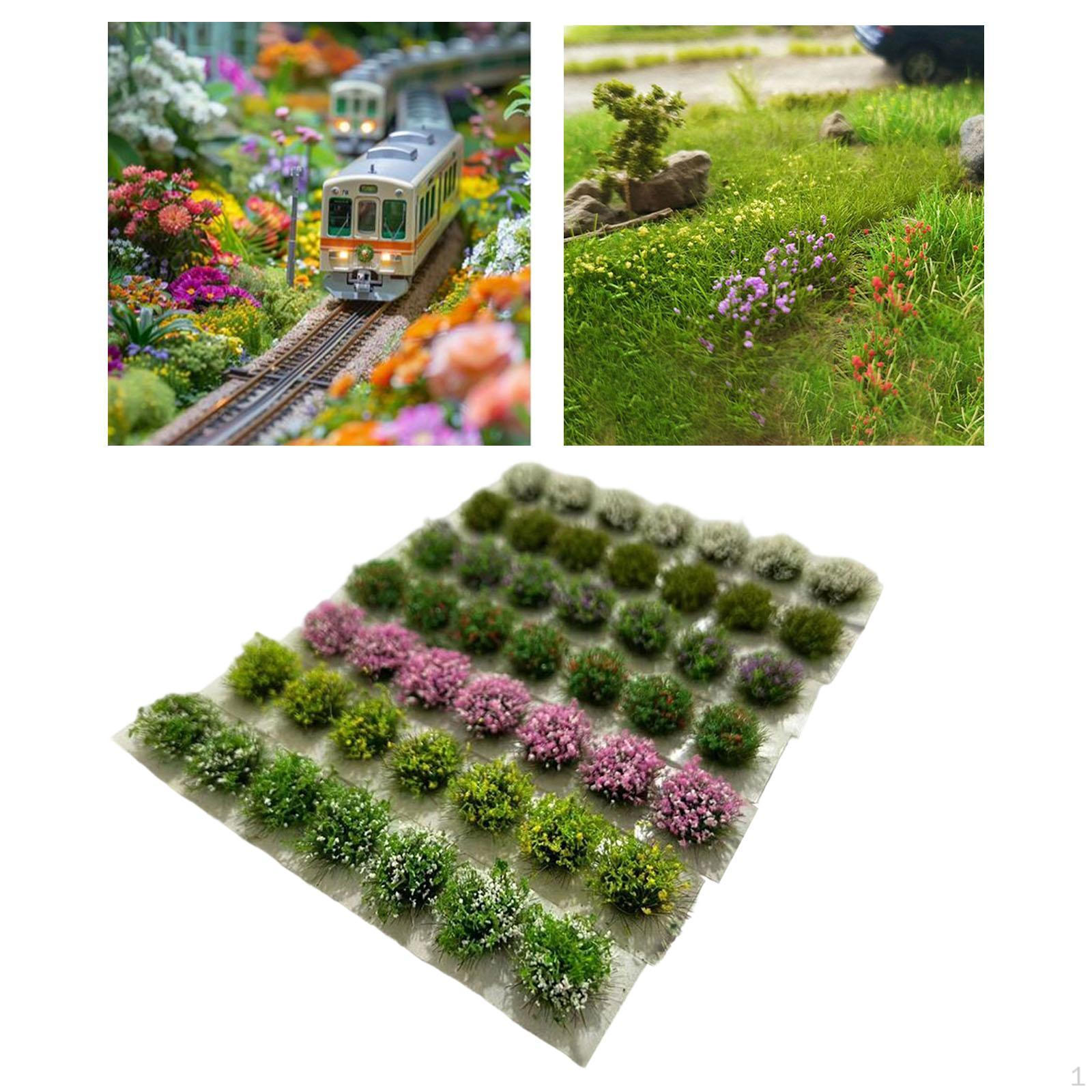 Grass Tufts Model Vegetation groups Artificial Hand Torn Lowland Shrubs Simulation