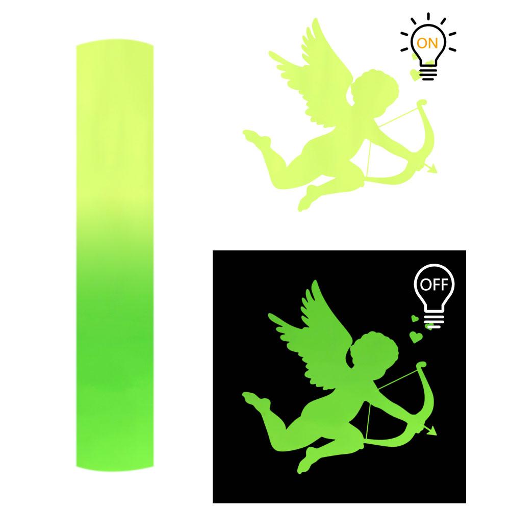 

Glow in Dark Self Adhesive Vinyl Sheet for Cut Outdoor Luminous Film For Festival Party Decoration Stickers DIY Mug Car Decal 12in x 10in