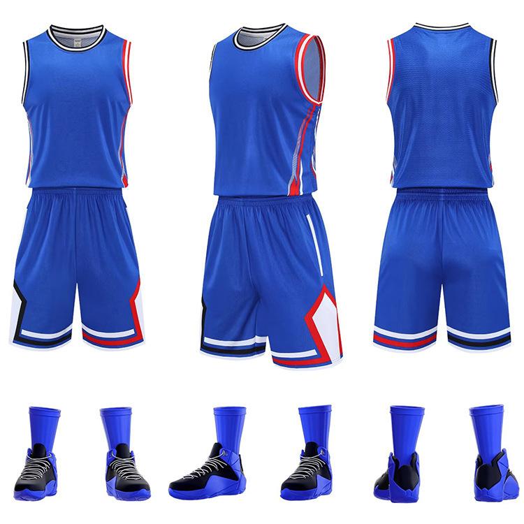 New American Basketball Jersey Set Men'S Adult Children'S Training Jersey Sports Game Jersey Quick-Drying Printing Women