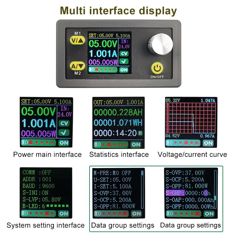 Dijital Kontrol Modülü 5A 80W Sabit Voltaj Akım Programlanabilir Güç Kaynağı Modülü Ayarlanabilir Voltaj Regülatörü Veri Depolama