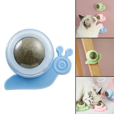 Brinquedo de Bola de Catnip Interativo, Limpeza, Com Tampa, Bolas Comestíveis para Lamber, Brinquedos para Gatos para Gatinho