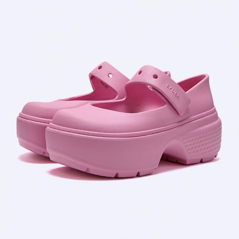 Crocs Stomp Mary Jane Pink 209939 6xs