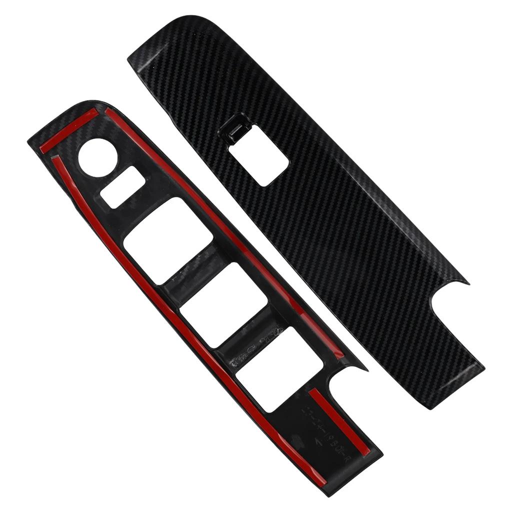 Werten Sie Ihren Isuzu dMax mit einer Carbonfaser-Fensterheber-Schalterpanel-Verkleidung auf, die speziell für Modelle von 23 bis 24 entwickelt wurde