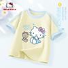 Hello Kitty Kidsren's Short-Sleeved T-Shirt 2026 New Style Girls' Stylish Half-Sleeved Top Super Nice-Looking Girl's T-Shirt