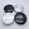 4pcs 60MM Black/Silver Emblem No Logo Car Wheel Center Caps Car Styling Accessories for VW BMW Dacia Rim Hub Hubcaps Cover BadgeKD0