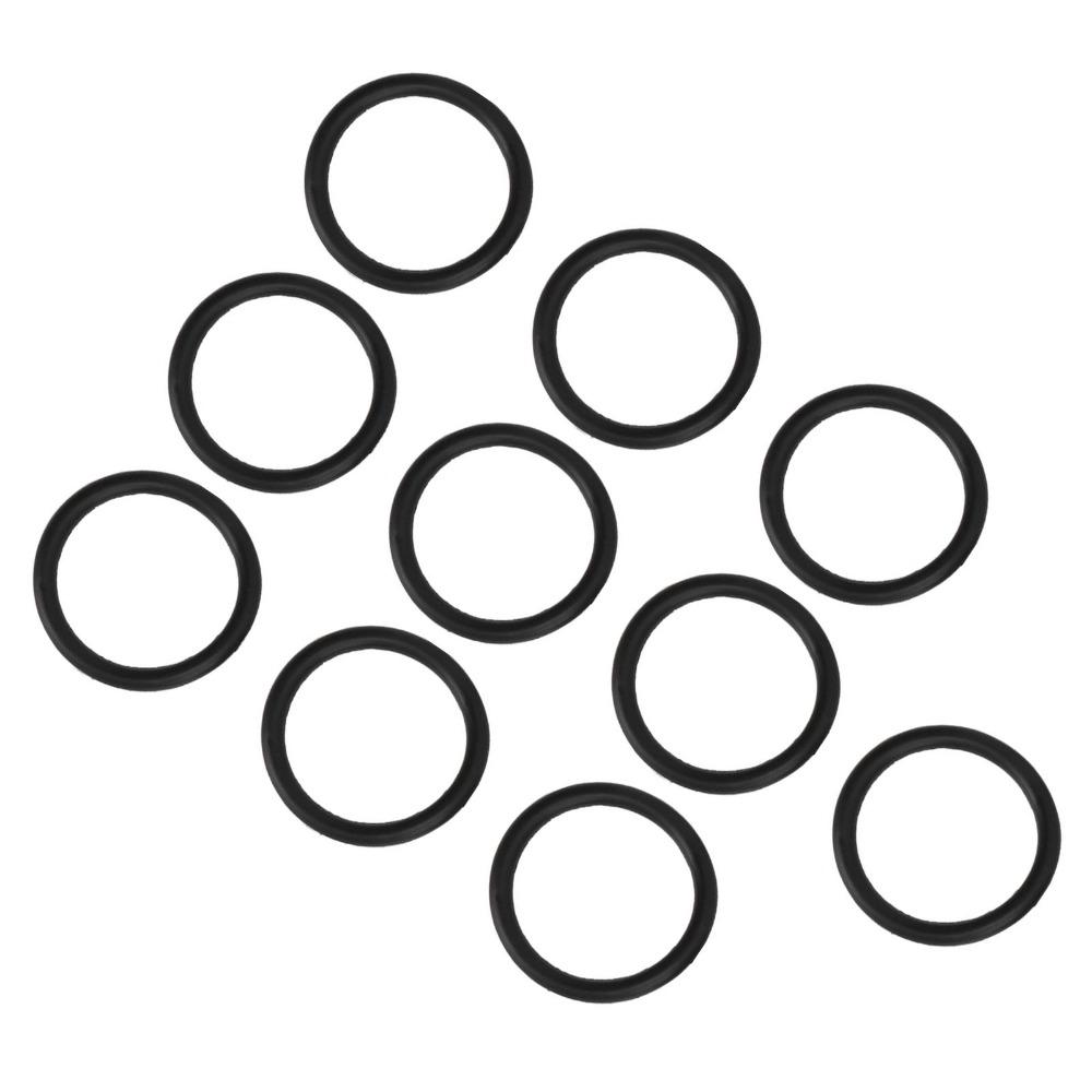 10pcs Set Rubber Car Bumper Fasteners Black Quick Release O-Ring Gaskets 44mm Hose Nozzle Seal Seal Replacement