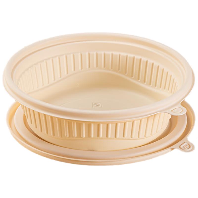 

Disposable Eco-Friendly Corn Starch Round Meal Box