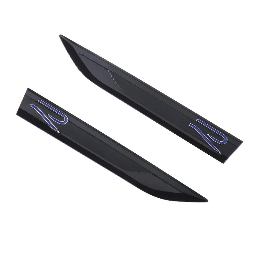 BPF1 2025 Hot 2Pcs ABS Logo Car Wing Right & Left Side Badge Fender Sticker For Volkswagen Polo GTI Bora Rline Jetta Golf 7 8 Tiguan Lu2