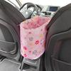 Pet Dog Car Seat Adjustable Straps Central Control Nonslip Dog Beds Safe Car Armrest Box Kennel Bed for for Medium Small Sized Puppy Cat Dog