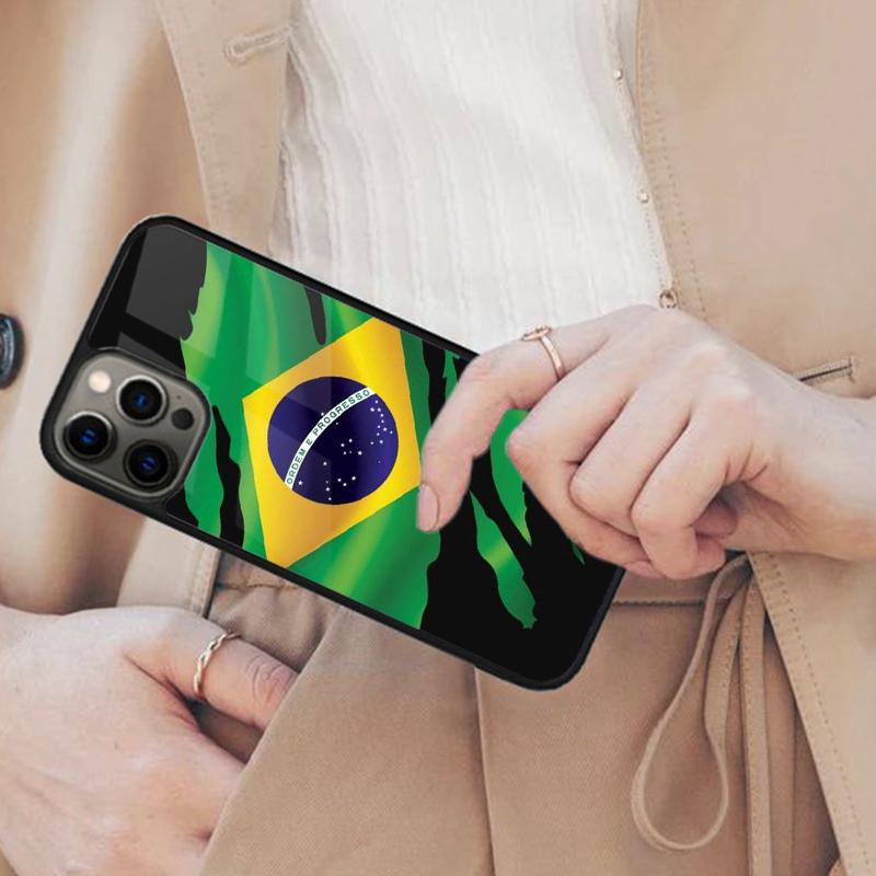Brazil Brazilian Football Magnetic Phone Case For APPLE iPhone 17 Air 16 14 13 12 Pro Max 15 Plus Wireless Charge MagSafe Cover