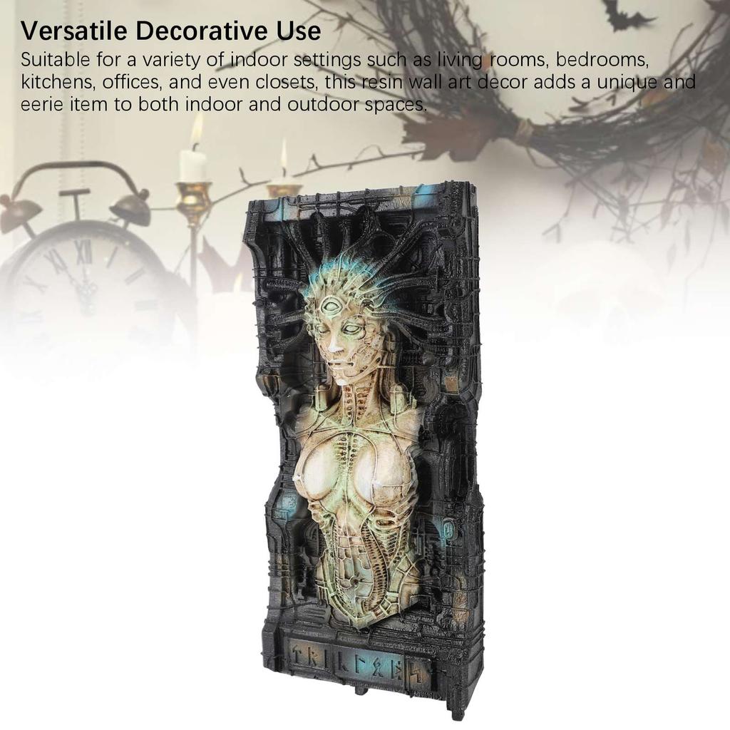 Resin Wall Hanging Decor Multifunctional Thrilling Style Resin Wall Art Decoration for Bedroom