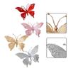 Christmas Decoration Ornament Christmas Tree Decoration Accessories Gold 25*15cm Butterfly Christmas Tree Decorations For Home