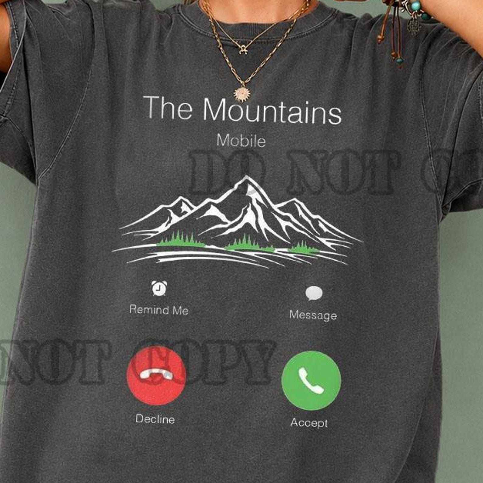 Funny Mountain Calling Tee, Nature Lover Shirt, Hiking Graphic T Shirt, Adventure Oversized Tee, Outdoor Aesthetic Shirt, Camping Lover Gift S
