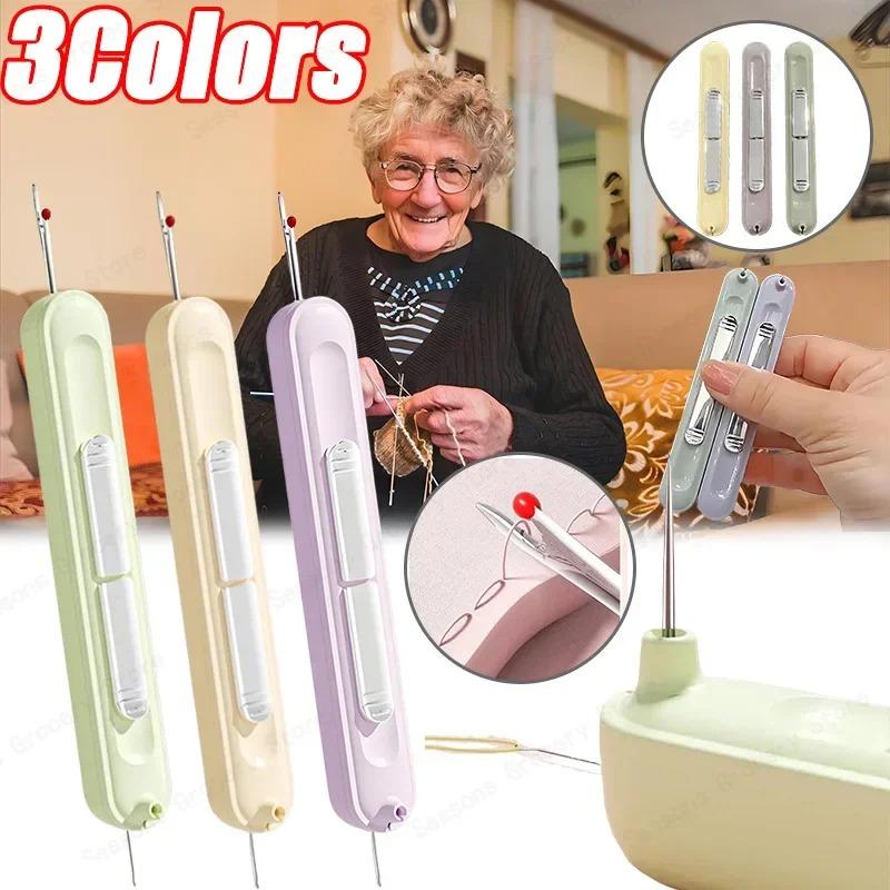 2-in-1 Sewing Needle and Tailor's Tool, Multifunctional Sewing Thread Dissolver, Cross-stitch Craft Accessory, Easy To Use