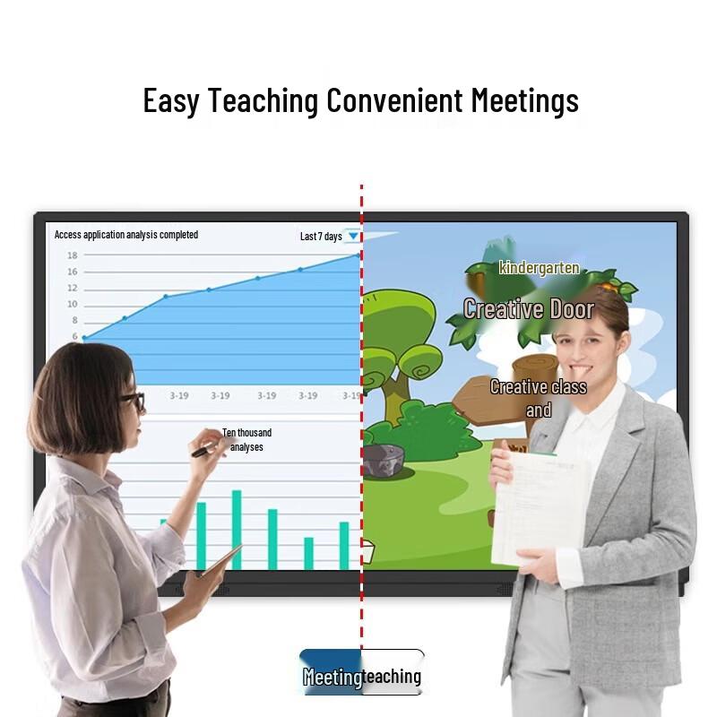 Qianxiang 65-inch Smart Interactive Flat Panel CN Plug (adapter Included)