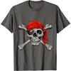 Jolly Roger Pirate Shirt Skull & Crossbones Shirt Halloween T-Shirt