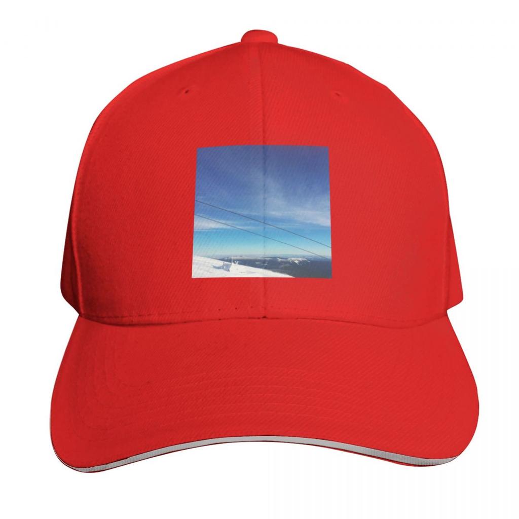 Snowy Sky Scene Baseball Cap Luxury Brand Cute Tactical Cap Hip Hop For Women Unisexs
