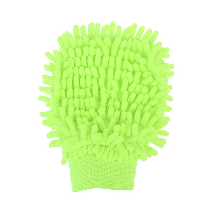 Ultrafine Fiber Chenille Microfiber Car Wash Glove Mitt Soft Mesh For Car Wash