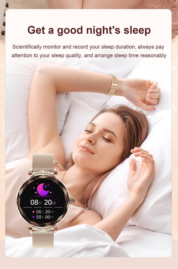 NX7PRO Women's Smart Bracelet: Heart Rate, Blood Oxygen, Waterproof, Sports Mode