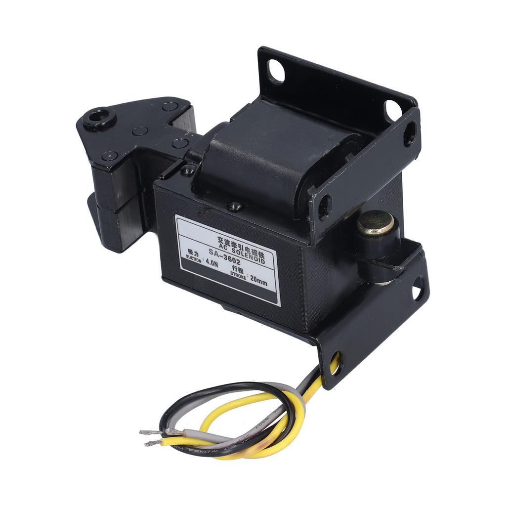BERM AC Solenoid Electromagnet Traction Push Pull Electric Magnet AC220V SA‑3602