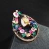 SKEDS Women Girls Luxury High-end  Flower Crystal Brooches Pin Elegant Lady Classic Exquisite Rhinestone Shiny Decoration Badges