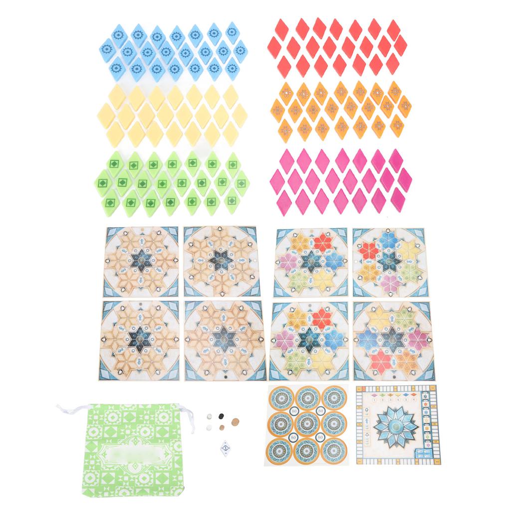 Englische Version Brettspiele Pavillon Party Strategie Brettspiele Farbiger Baustein Meister Brettspiele für