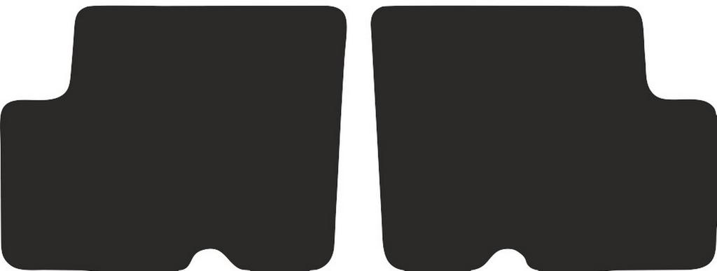 Rear Floor Mats For Dacia Sandero Ii Hatchback, Stepway 2013-2019