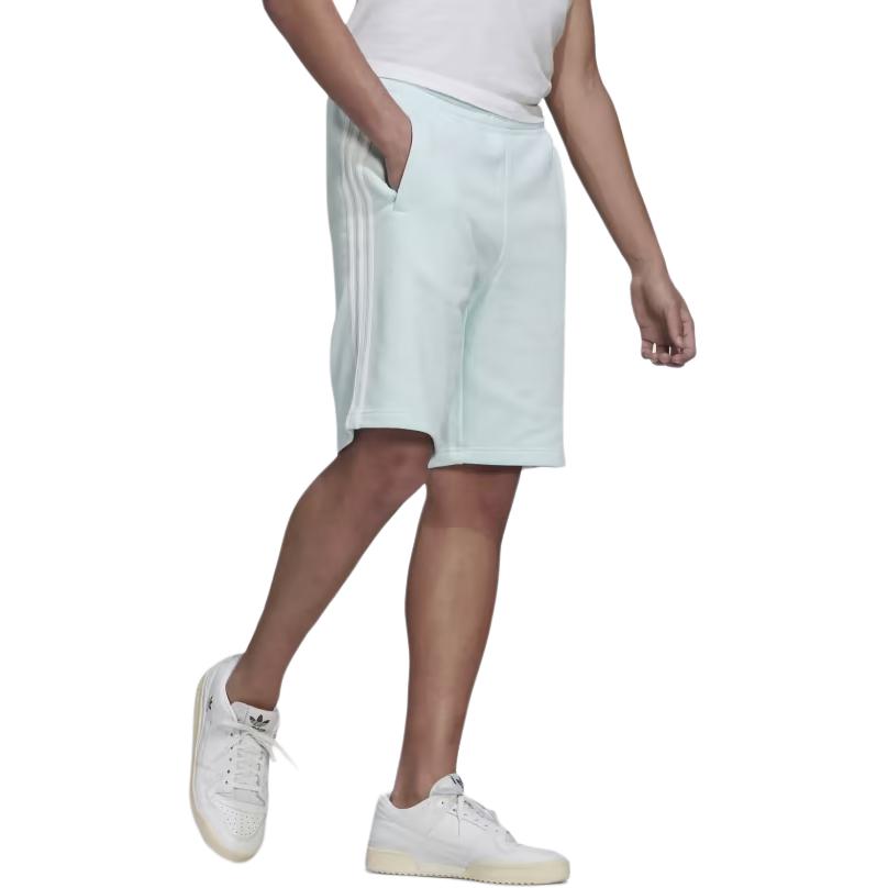Adidas Solid Color Elastic Casual Shorts Men Shorts Light-Blue HK7313