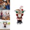 Whimsical Santa Claus Waiter Tray Resin Art Piece Ideal For Christmas Home Decor