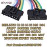 2pcs Rear Tail Light Lamp Connector Harness Plug For Citroen Peugeot Fiat Dacia C2 C3 C4 C5 206 207 307 308 Logan Duster Docker