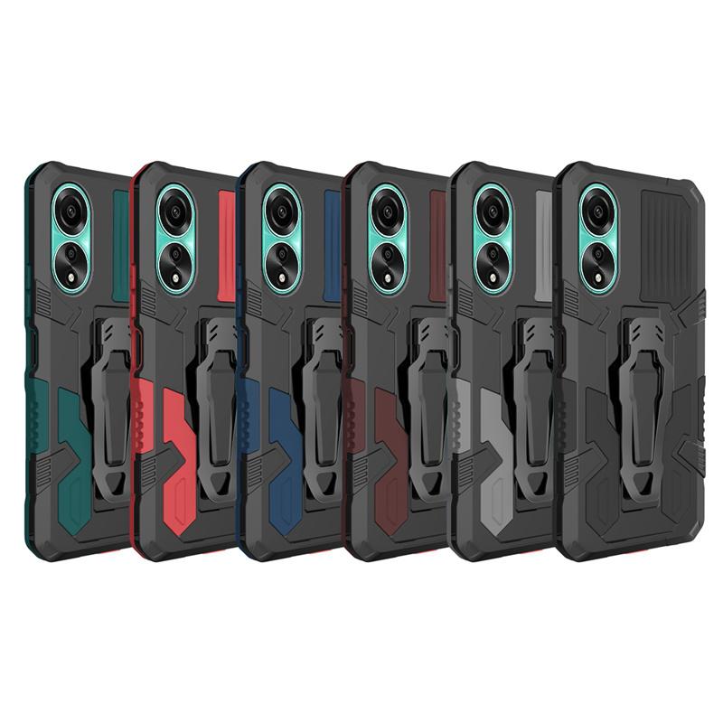 Military Armor Belt Clip Stand Case for OPPO Reno 10 Pro 5G Protective Magnetic Business Shockproof Full Protection Cover